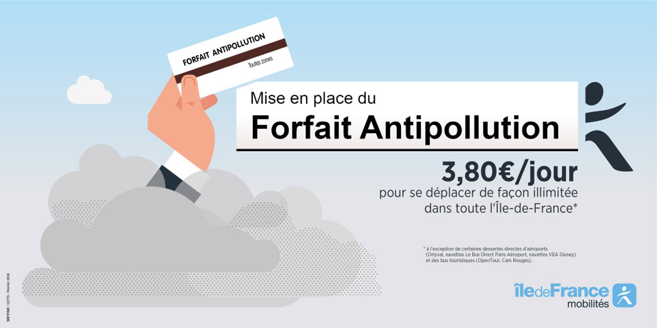 Pollution mercredi 27 février : Déclenchement du forfait « antipollution » et du covoiturage gratuit