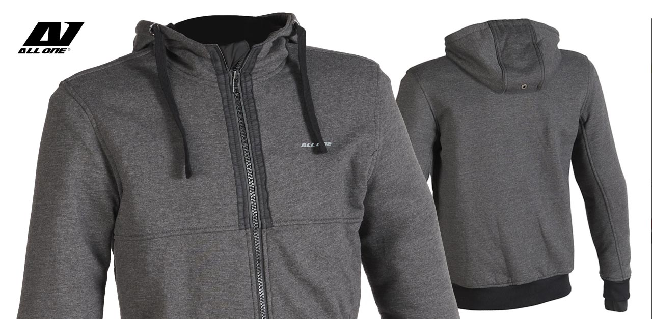 ALL ONE STREET LT : Un sweat à capuche pour le deux-roues