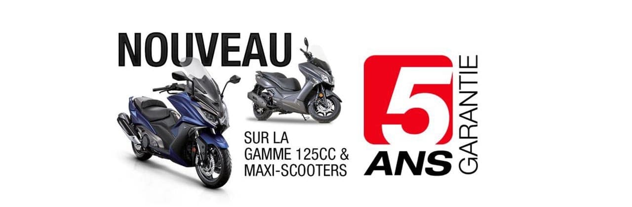 Kymco : 3 mois de garantie supplémentaires