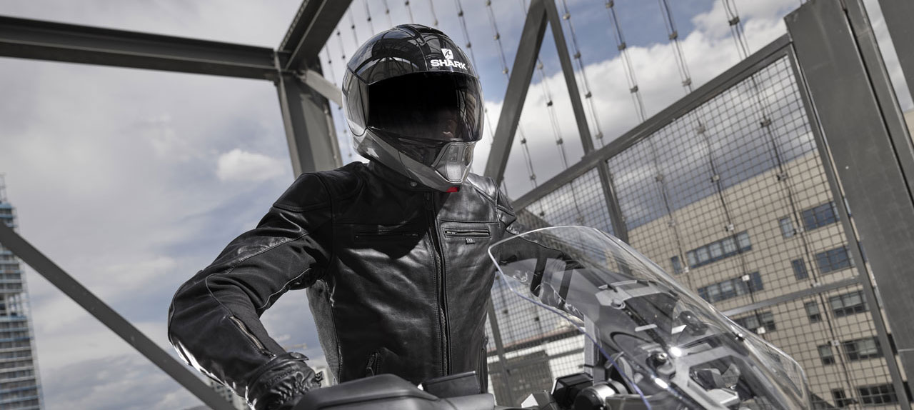 Casque Shark Evojet : champ de vision panoramique