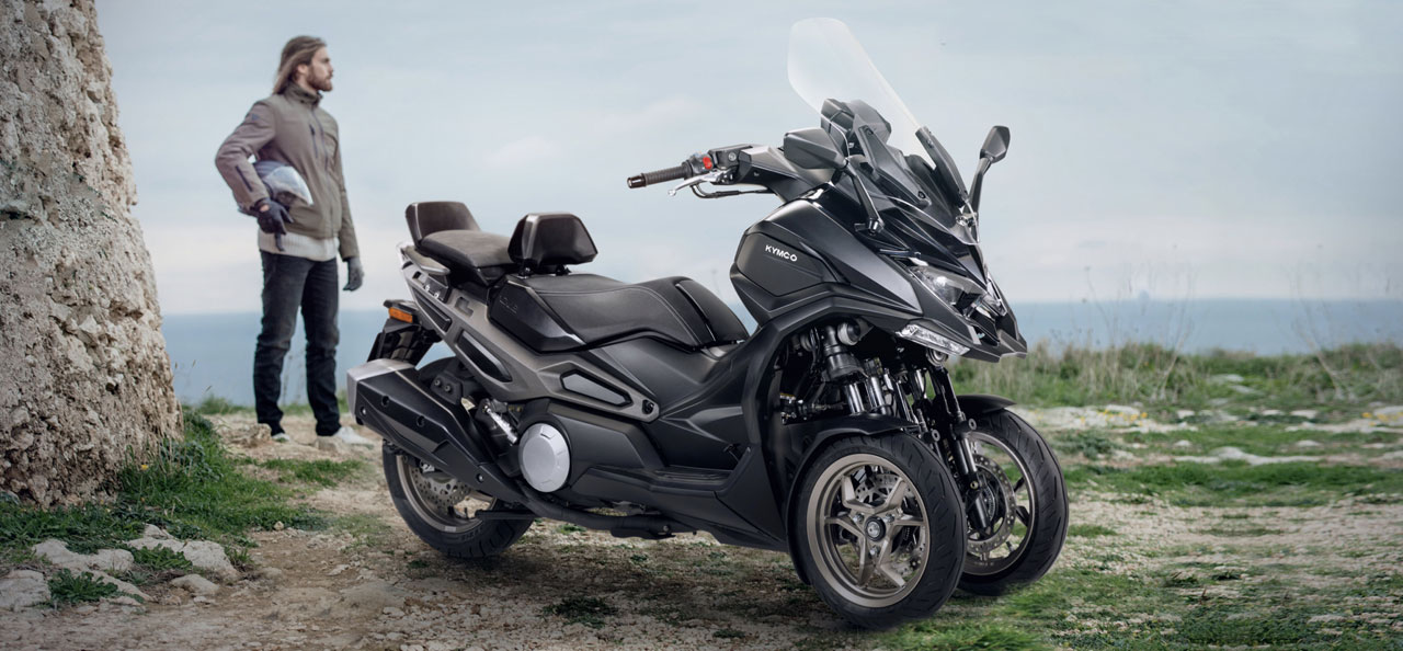 Kymco CV3 : le scooter trois-roues dans sa version définitive