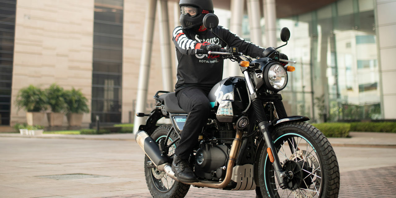 Royal Enfield : Lancement de la Scram 411 ADV Crossover