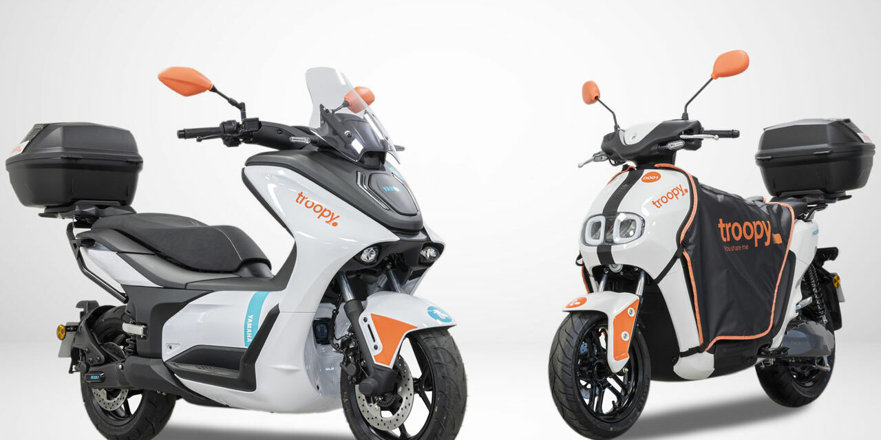 Mobilité partagée : Troopy adopte les nouveaux scooters électriques Yamaha