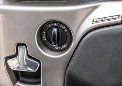 Le MP3 profite d’une clé keyless. La direction se verrouille depuis le contacteur.