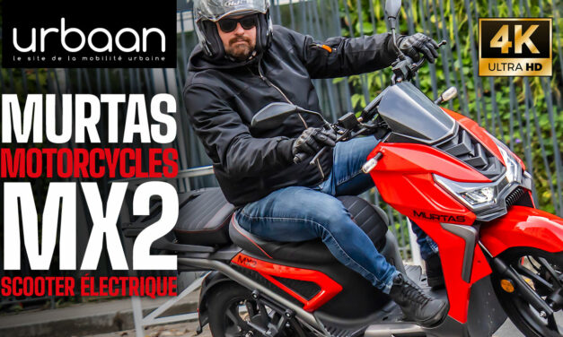 Essai scooter électrique Murtas MX2 : Un 125 aussi original que performant !