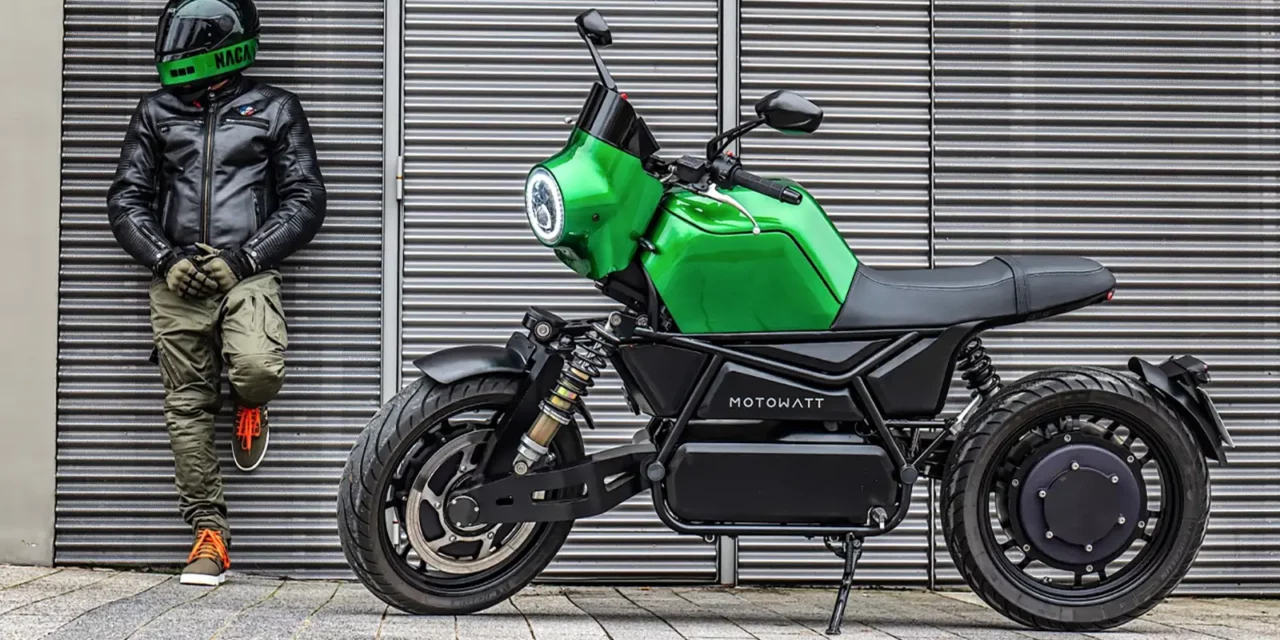 Motowatt présente sa W1X : Moto électrique made in France