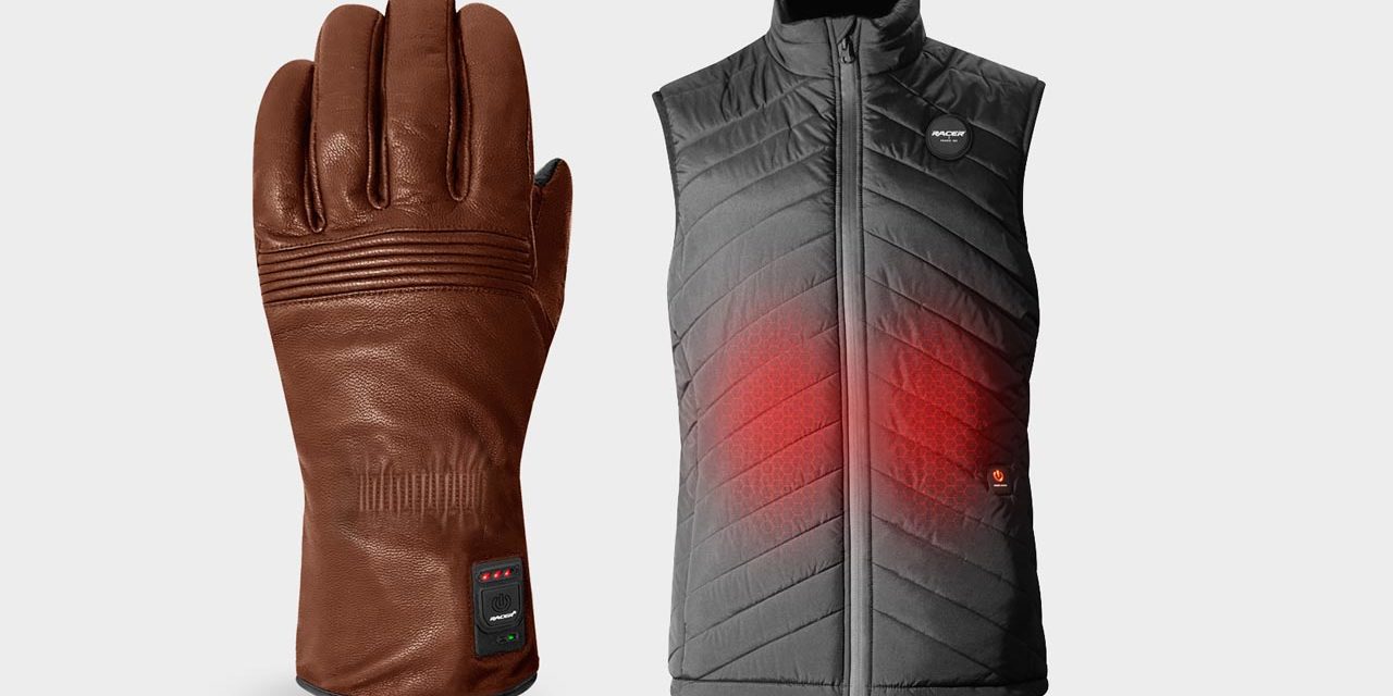Racer Iwarm : Une doudoune et des gants chauffants pour affronter l’hiver !