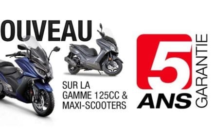 Kymco : 3 mois de garantie supplémentaires