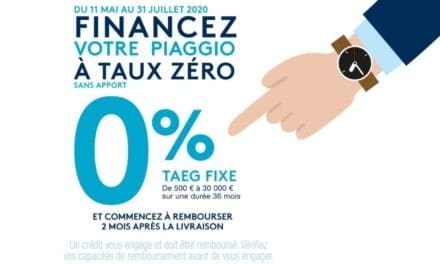 Piaggio – Vespa : Financement à taux zéro