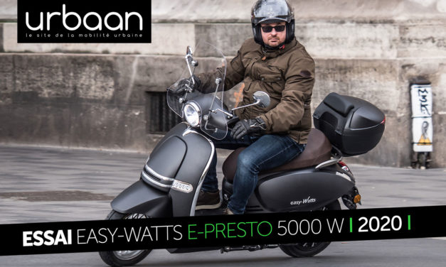 Essai Easy-Watts e-presto 5000 W : Pour se déplacer illico et écolo !