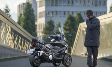 Kymco CV3 : Le bicylindre trois-roues arrive en concession
