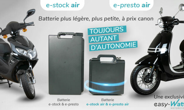 Scooter électrique Easy-Watts : Nouvelle batterie et deux modèles inédits
