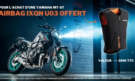 Yamaha offre un gilet airbag pour l’achat du MT-07