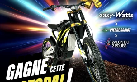 easy-Watts fait gagner une moto électrique au salon de Lyon