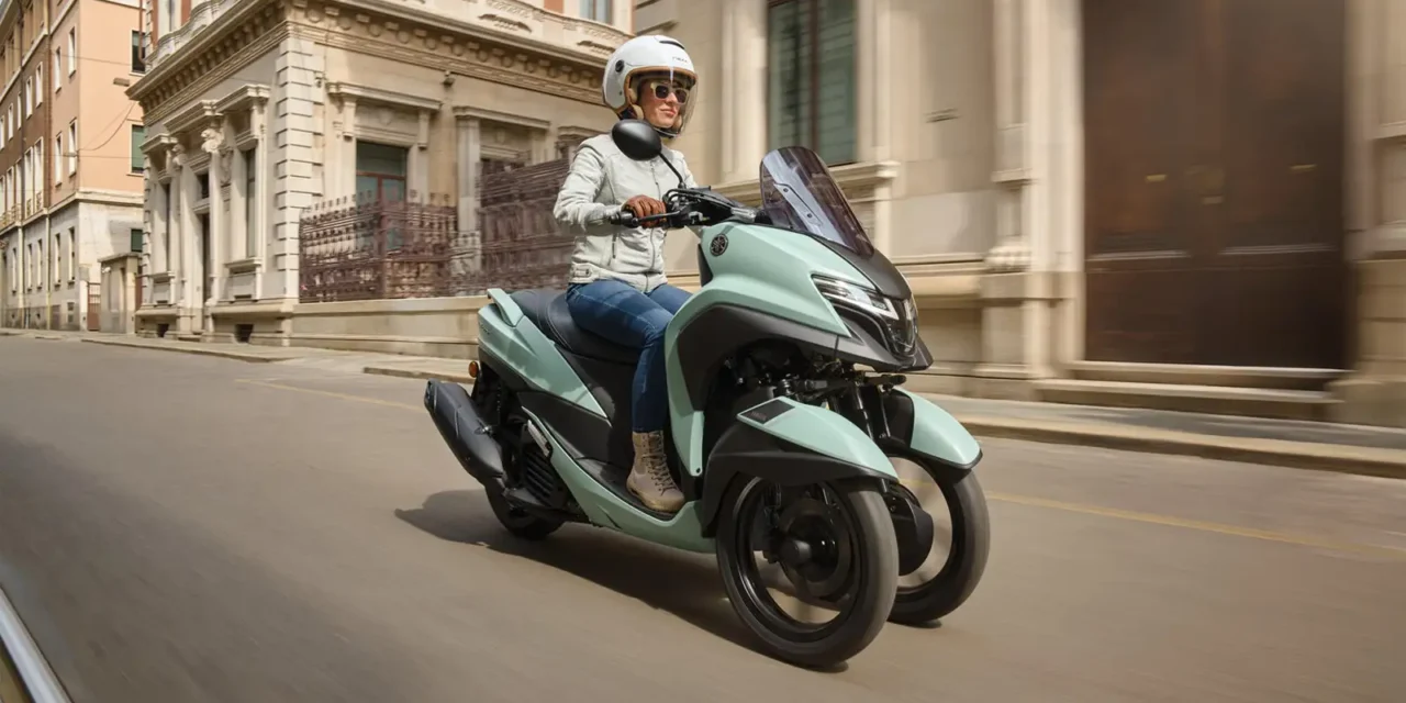 Yamaha Tricity 125 2025 : scooter 3-roues urbain connecté