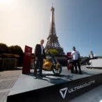 Ultraviolette F77 : la moto électrique débarque à Paris