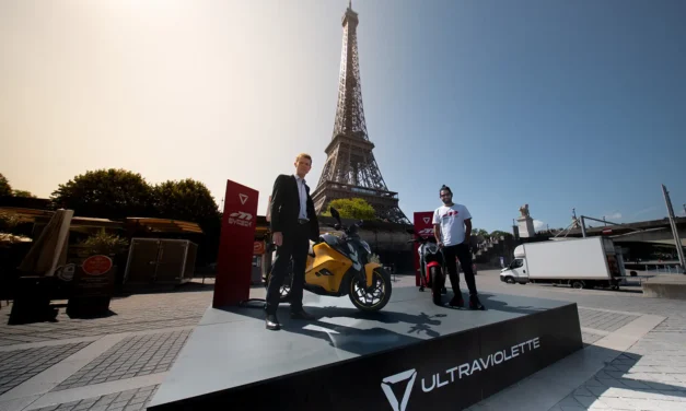 Ultraviolette F77 : la moto électrique débarque à Paris