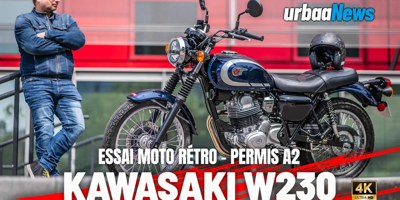 Essai Kawasaki W230 : la moto A2 rétro idéale pour débuter
