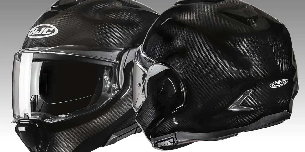 HJC F100 Carbone : casque modulable réversible haut de gamme