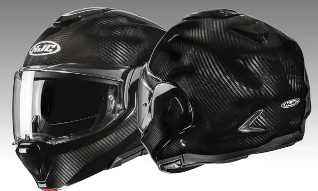HJC F100 Carbone : casque modulable réversible haut de gamme