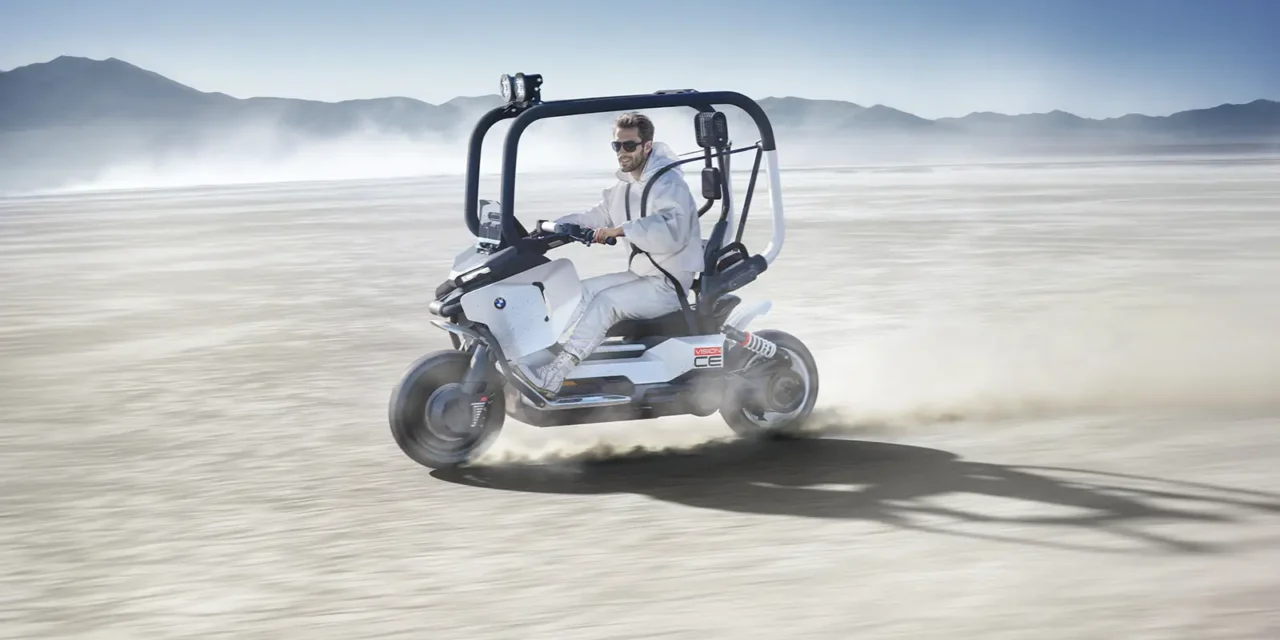 BMW Motorrad Vision CE : scooter électrique sans casque