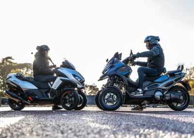 Le Kymco CV3 version 2026 bénéficiera d’un système roll-lock digne de se nom !