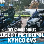 Peugeot Metropolis vs Kymco CV3 : le match des scooters 3-roues