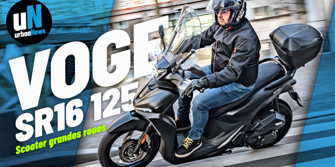 Essai Voge SR16 125 : scooter grande roue urbain 2026