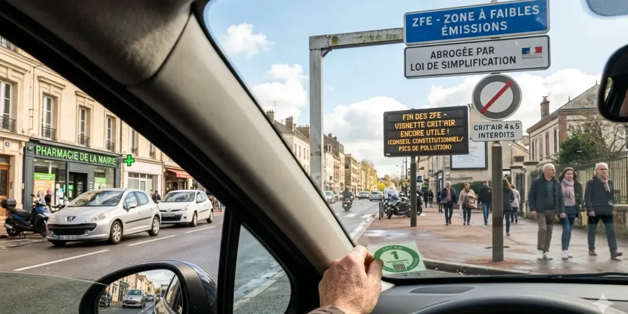 Fin des ZFE : pourquoi garder votre vignette Crit’Air ?