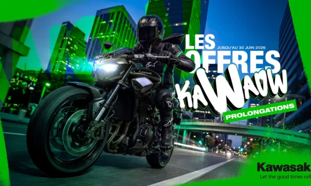 Kawasaki prolonge les offres KAWAOW jusqu’au 30 juin 2026