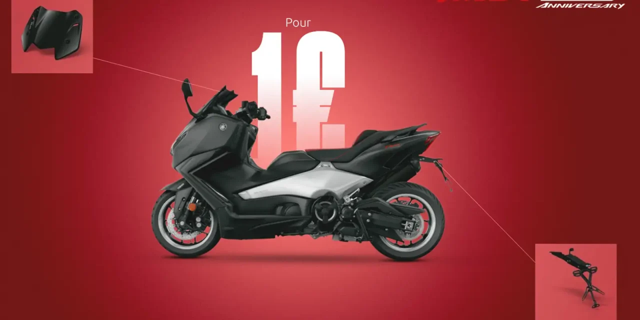 TMAX 25e Anniversaire : Pack Sport offert pour 1 €