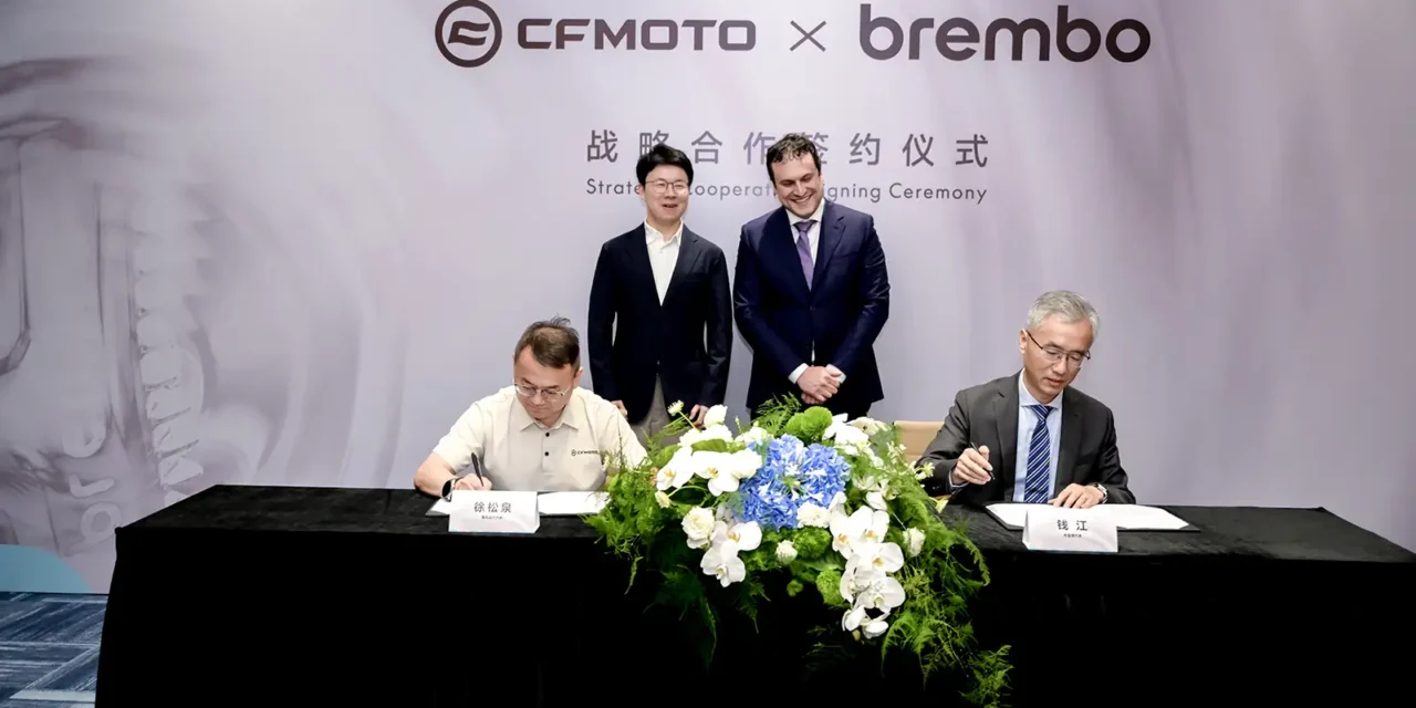 CFMOTO et Brembo signent un partenariat stratégique
