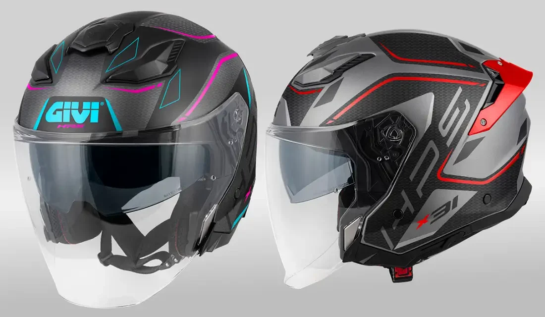 GIVI X31 : le nouveau casque jet en fibre composite