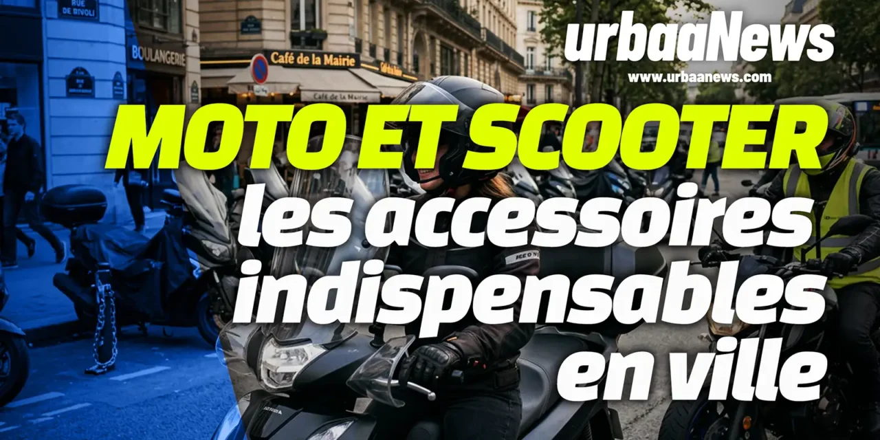 Moto et scooter : les accessoires indispensables en ville
