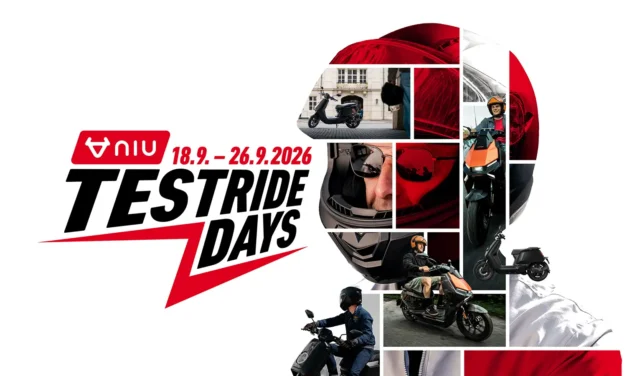 NIU FQiX essais gratuits : Testride Days 2026