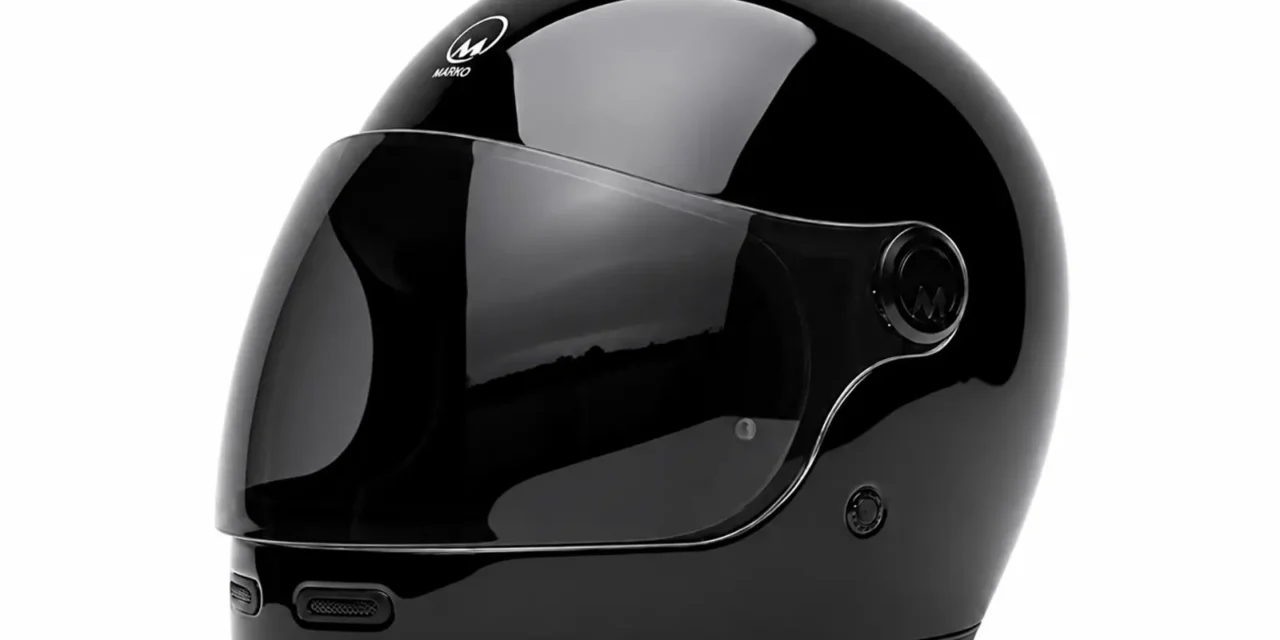 Marko Full Moon 2 Triple Black : le casque intégral vintage
