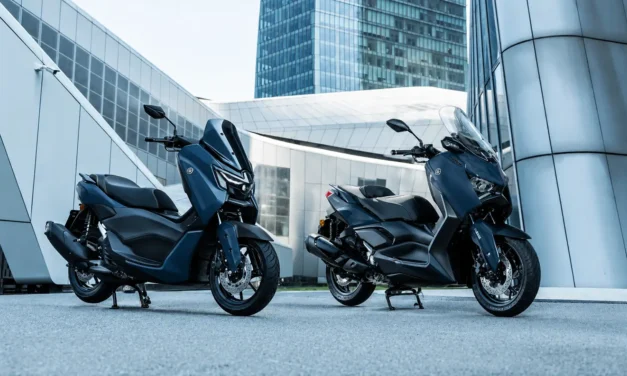 Yamaha XMAX et NMAX 2027 : le coloris Avio Blue débarque